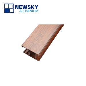 Light wooden window aluminum profile