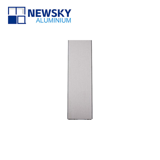 Dark wooden window aluminum profile