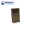 Anodizing polishing champagne door aluminum profile