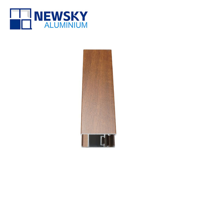 High quality wooden window aluminum profile
