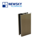 Anodizing polishing champagne door aluminum profile