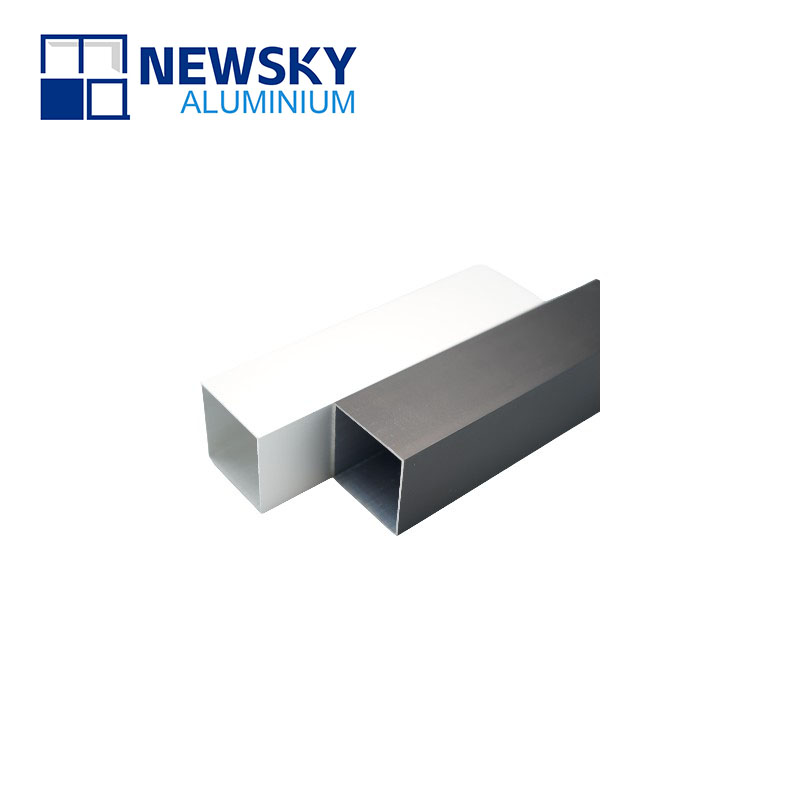 Black anodized aluminum door profile surface treatment
